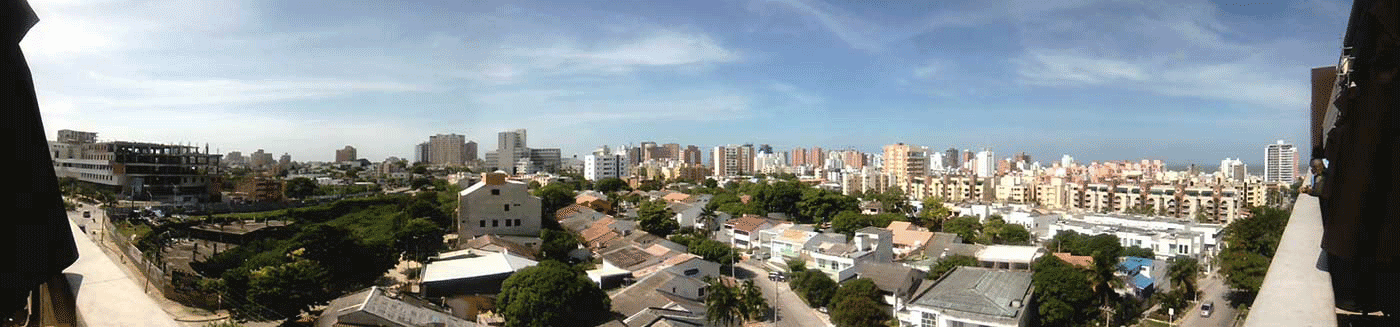 The city of Barranquilla, Colombia.