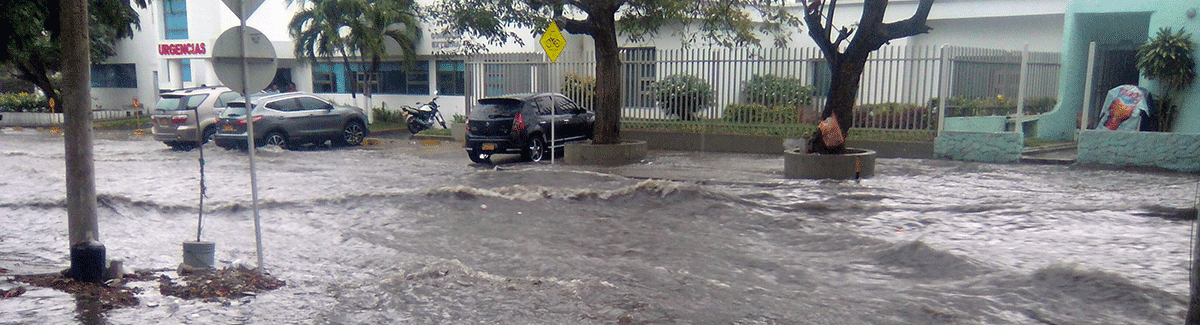 The rainy season has arrived, which means flooded streets in Barranquilla.