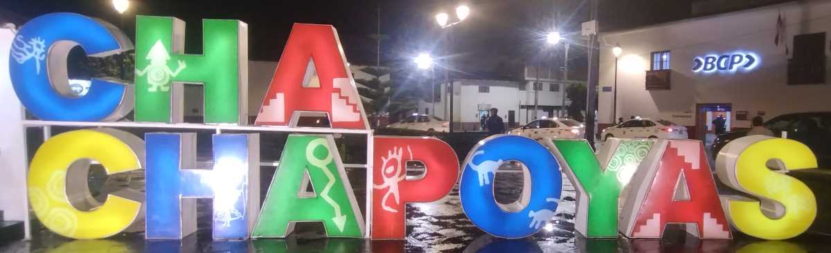 chachapoyas-sign.jpg The Chachapoyas city-name sign is in the Plaza Burgos/Plaza Independencia, not the Plaza Mayor.