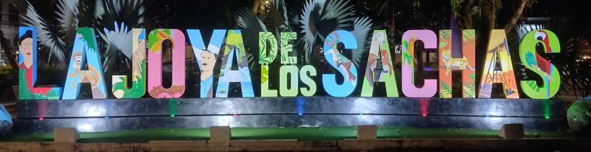 sachas-sign.jpg The Sachas city name letters sign is in the Parque Central.