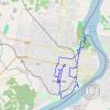 Concordia, Argentina 2023 walking route