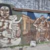 Peatonal y Mural de La Avenida Italia