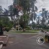 Plaza Domingo Teófilo Pérez at Av. Sarmiento y Rivadavia y Belgrano
