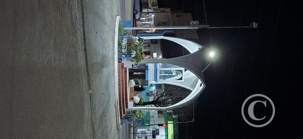 Monument in intersection