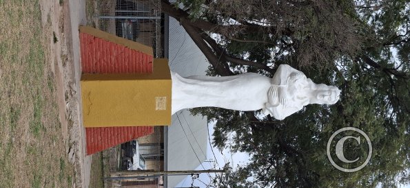 Statue at Av General Guemes and Av San Martin