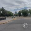 Ovalo fountain at Av. Luciano Peltier y Espana