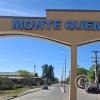 Monte Quemado city name sign