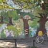 Mural on Av 9 de Julio