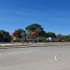 Park at the bus terminal