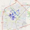 Rio Cuarto, AR 2024 walking route