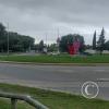Sculptue at Blvd. Pres. Arturo Illia y Puente Carretero