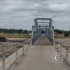 Bridge, not the same as the other, over Rio Quinto in Parque Provincial Costanero