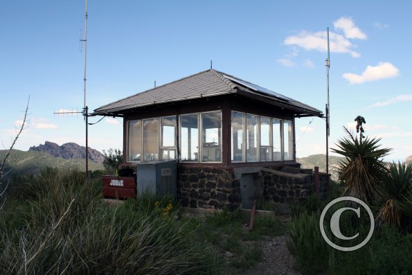 Fire lookout at top of Sugarloaf Mtn