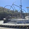 Bicycle monument in the south entrance to the city (2)