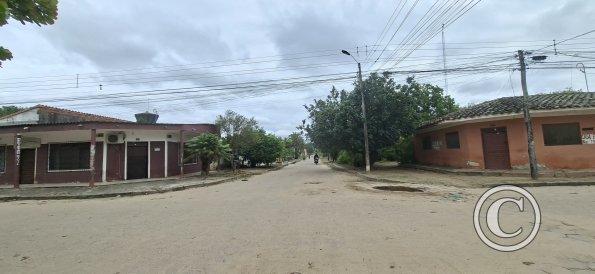 San Isidro and unnamed street
