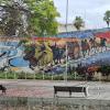 Mural in Parque El Arenal at Calle Murillo and Calle Cuellar