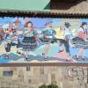 Mural on the side of the Municipalidad building at the Plaza de Armas (2)