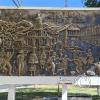 Mural releaf along Av Las Americas