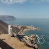 At the top of the Morro de Arica-view of Ensenada San Martin