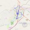 Calama Chile 2023 walking route