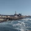 View from the Fisherman's Terminal of the coast