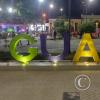 Guamo city name letters in Parque Principal on Carrera 11 (4)