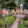 Natagaima city name letters at town entrance at Carrera 2 and Calle 11