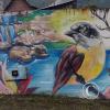 Mural on Luis A Martinez across from the cemetary