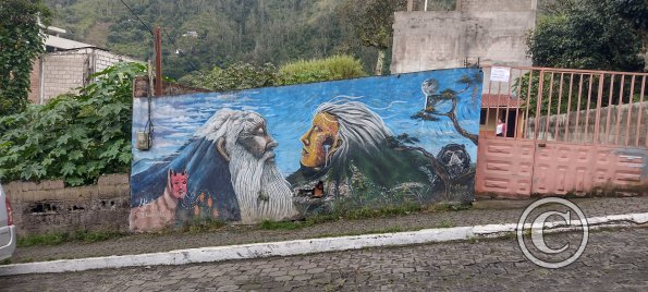 Mural on Luis A Martinez near Pastaza