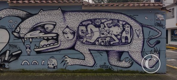Mural on Luis a Martinez and Oscar Efren Reyes