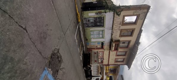 Remnants of old house on 12 de Noviembre