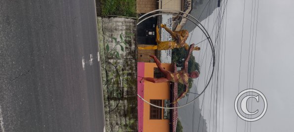 Sculpture at Thomas Vargas and E30