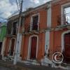 Old building across from Parque Central DMQ Sucre at Pichincha and Simon Bolivar
