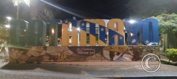 Catamayo city name sign in Parque Central (2)