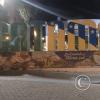 Catamayo city name sign in Parque Central