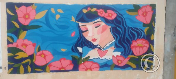 Mural on 10 de Agosto near Sucre