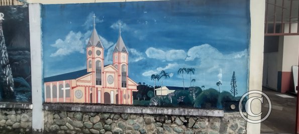 Mural on Luis Imaicela near Sor Francisca