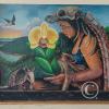 Mural on Luis Imaicela, small basketball stadium (10)