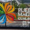 City name sign in Parque Central