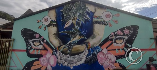 Mural on Colegio Gualaquiza