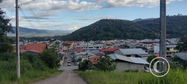 View of the city from unnamed street