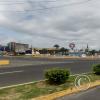 Ruta E20 at the turning circle equator monument