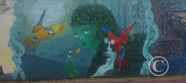 Mural on Av Gonzalez Suarez near C Ramiro Fernandez (6)