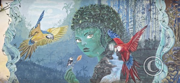 Mural on Av Gonzalez Suariz at Ramiro Fernandez (2)