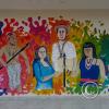 Mural in Parque de la Familia at 25 de Mayo  and Jorge Cajas