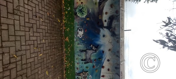 Mural in Parque del Nino at 8 de Diciembre (8)