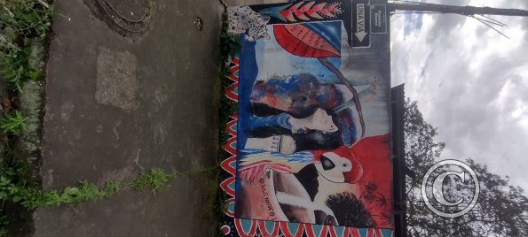 Mural on Vitorino Abarca near Enrique Arizaga