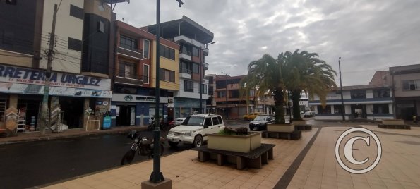Pastor Bernal alongside Parque Central
