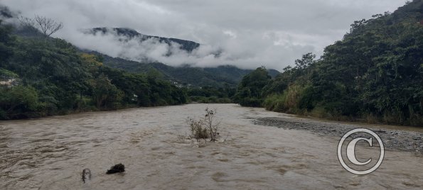 River view from island at Puente Via Bombuscaro