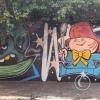 Mural along Av Mariscal Estigarribia